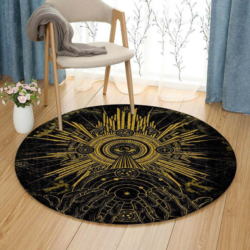 The Eye Round Rug Carpet Bedroom Livingroom Home Decor