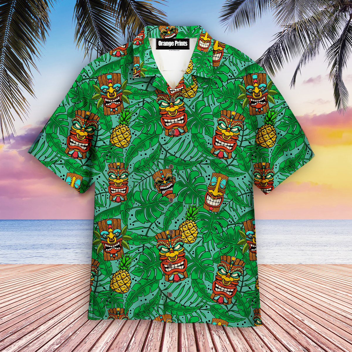 Tiki Tiki Aloha Hawaiian Shirt