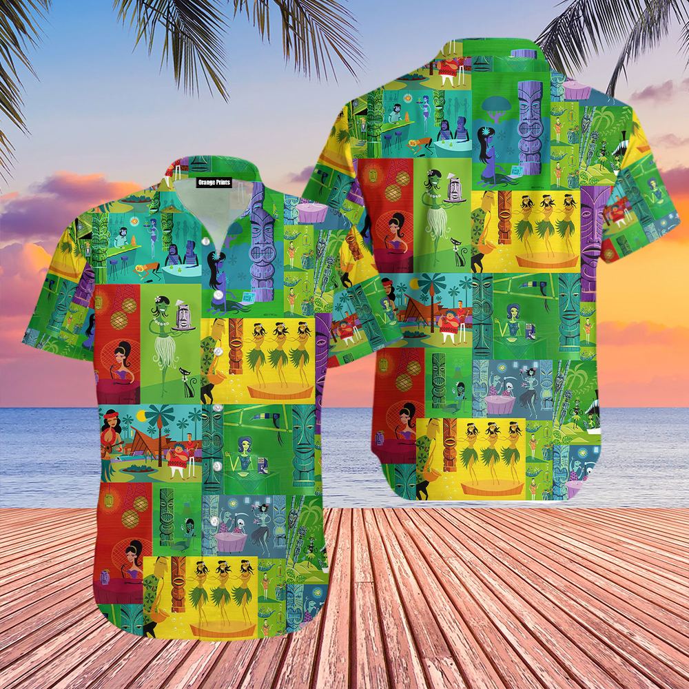 Tiki Tiki Life Mortem Hawaiian Shirt