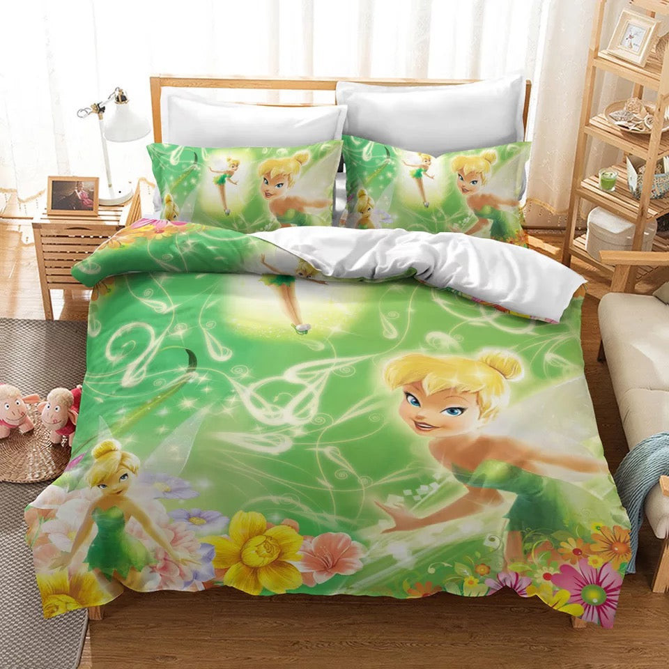 Tinker Bell and the Lost Treasure #1 Duvet Cover Quilt Cover Pillowcase Bedding Set Bed Linen Home Bedroom Decor