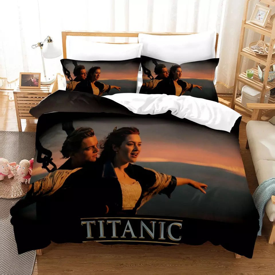 Titanic #7 Duvet Cover Quilt Cover Pillowcase Bedding Set Bed Linen Home Bedroom Decor