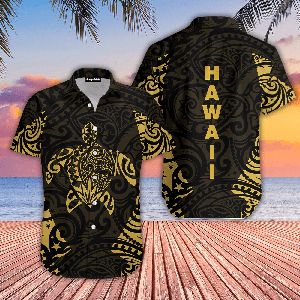 Turtle Hawaii Polynesian Hawaiian Shirt
