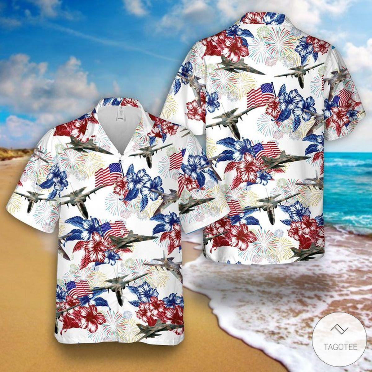 United States Army Air Force Veteran Hawaiian Shirt