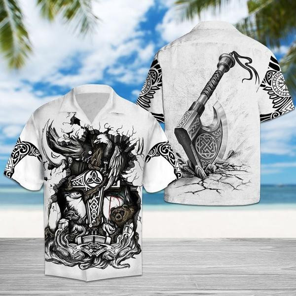 Viking Odin Hawaiian Shirt
