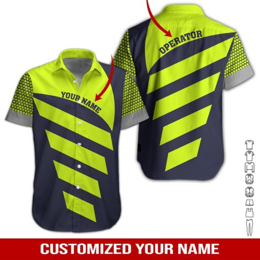 Workwear Style Personalized Hawaiian Shirt