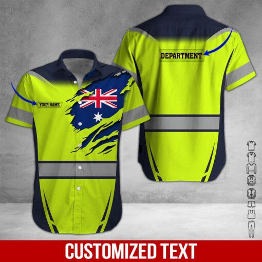 Workwear Style Personalized Hawaiian Shirt